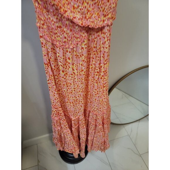 Poupette St Barth Women's Becky Long Maxi Dress Small Multicolor - Picture 3 of 8